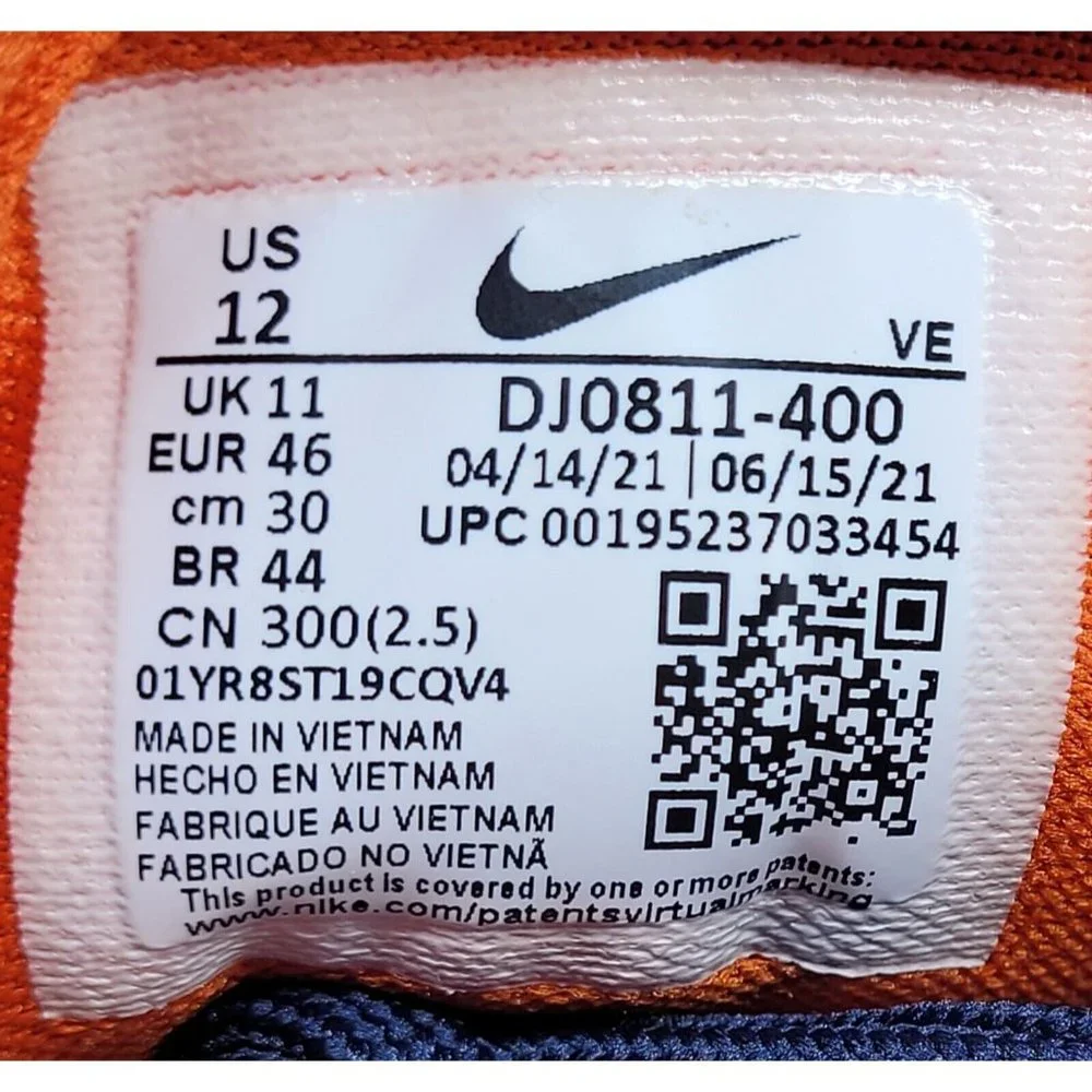 Nike Air Zoom Pegasus 38 'Chicago Bears' DJ0811-400 - Picture 12 of 13
